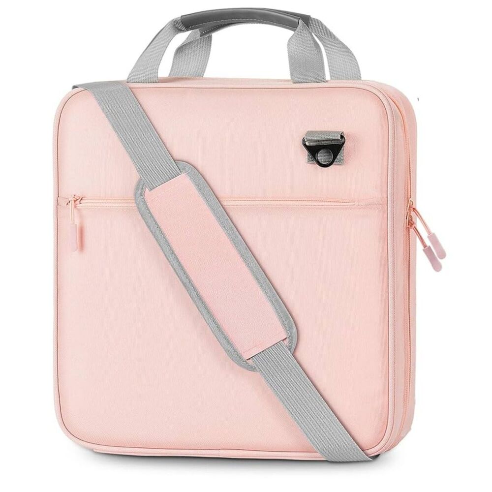 Pink Shoulder Strap Zipper Binder NEW